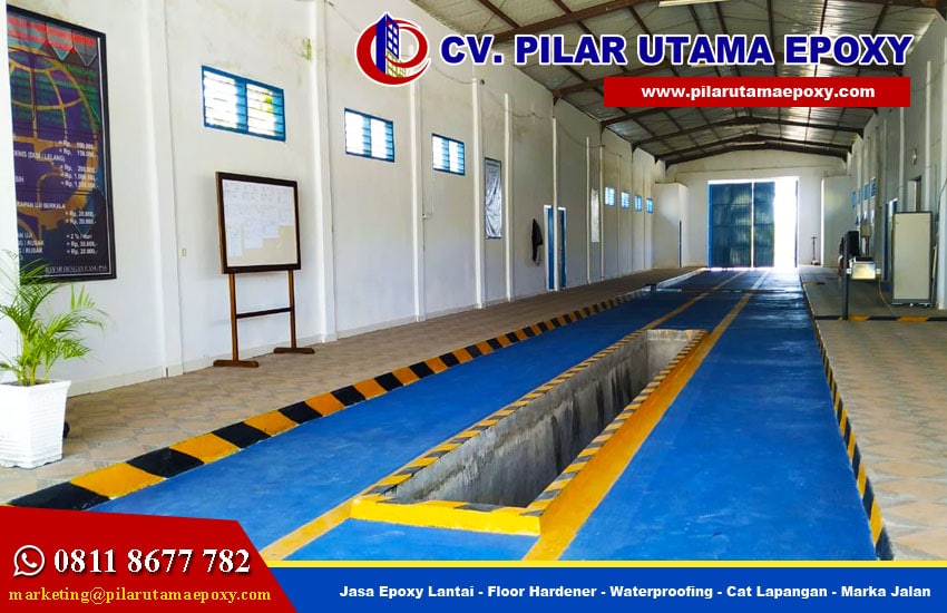 Jasa Pengecatan Epoxy Lantai Ruang Uji Kir