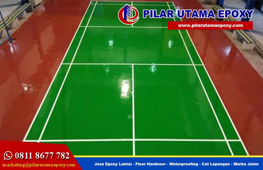 Jasa Cat Lapangan Bulu Tangkis Murah