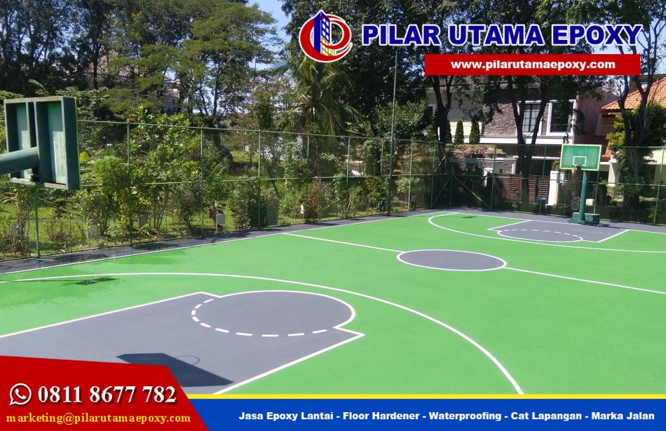 Biaya pengecatan lapangan per meter