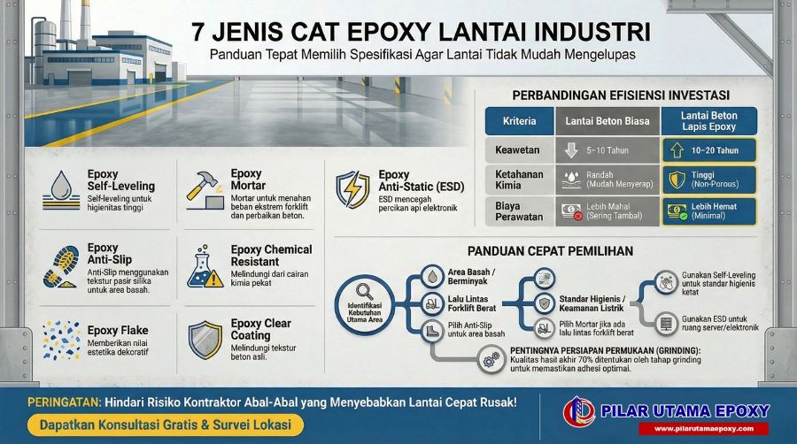 jenis cat epoxy lantai
