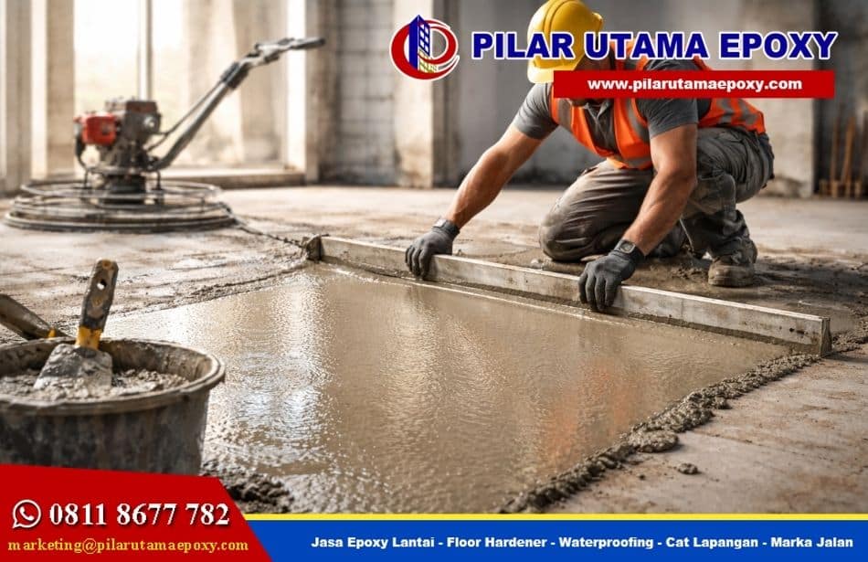 Cara Leveling Lantai Beton yang Benar & Rata