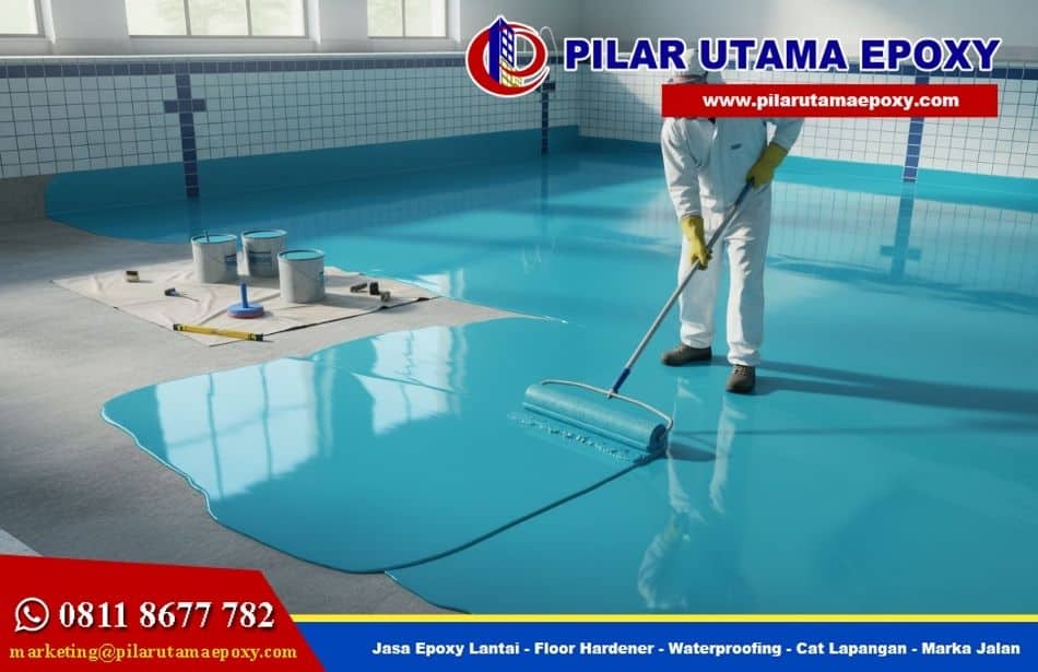 Cat Epoxy Kolam Renang Tahan Lama dan Anti Bocor