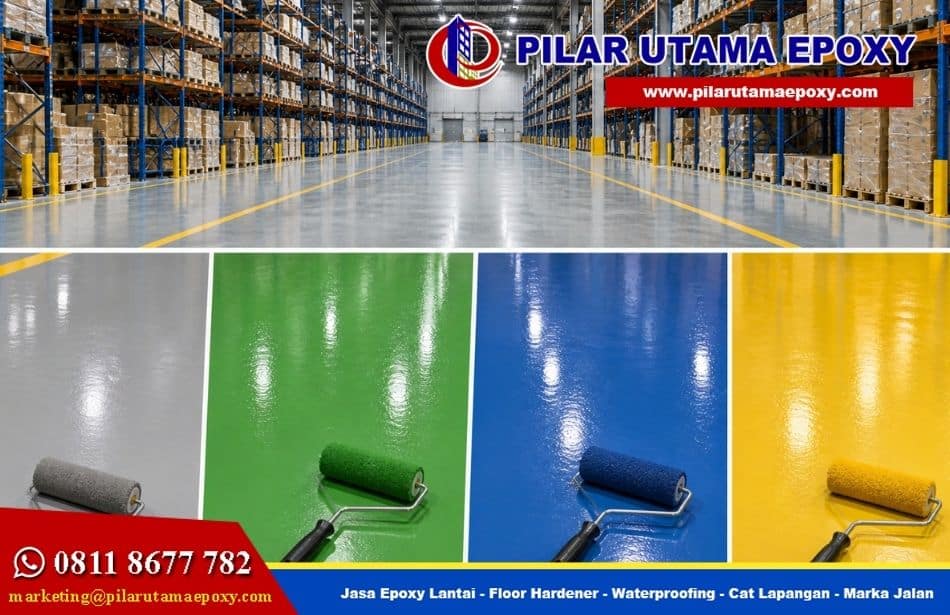 4 Pilihan Warna Cat Epoxy Lantai untuk Gudang