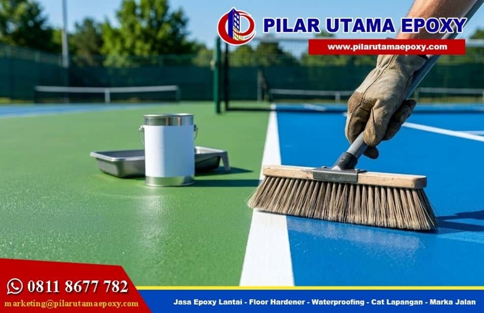 Cara Merawat Cat Lapangan Agar Awet dan Tidak Cepat Pudar